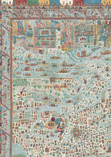 The Map Maxi Garland – närbild — Lewis & Wood tapet