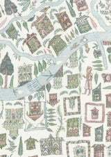 The Map Maxi Tygprov Pistachio Rose