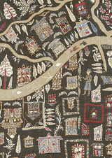 The Map Maxi Twilight — Lewis & Wood tapet
