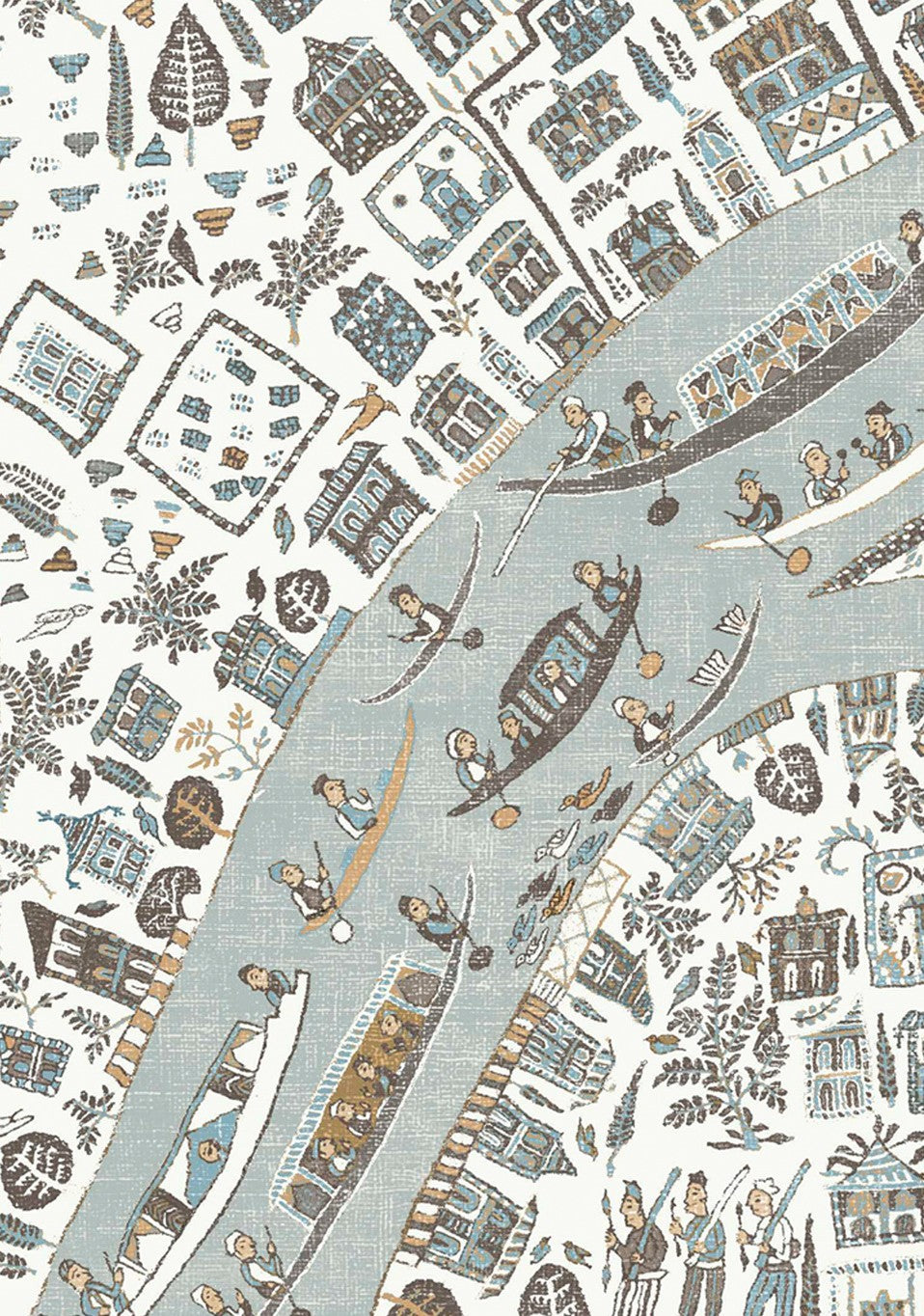 The Map Mini Aqua Vita — Lewis & Wood tapet