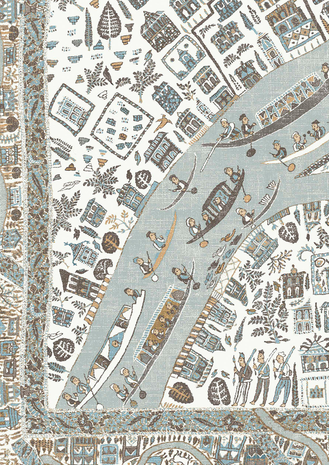 The Map Mini Aqua Vita — Lewis & Wood tapet