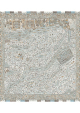 The Map Mini Aqua Vita – hel bredd — Lewis & Wood tapet