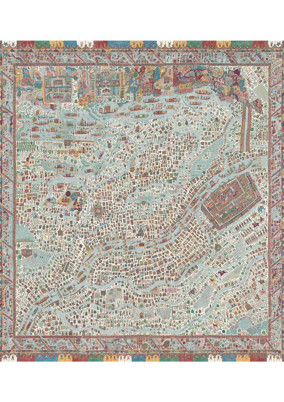 The Map Mini Garland – hel bredd — Lewis & Wood tapet