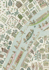 The Map Mini Pistachio Rose — Lewis & Wood tyg