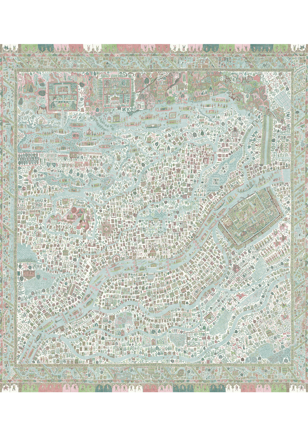 The Map Mini Pistachio Rose — Lewis & Wood