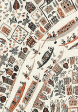 The Map Mini Satsuma Soot — Lewis & Wood tyg