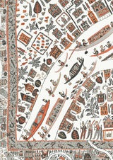 The Map Mini Satsuma Soot — Lewis & Wood tapet
