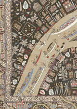 The Map Mini Twilight — Lewis & Wood tapet