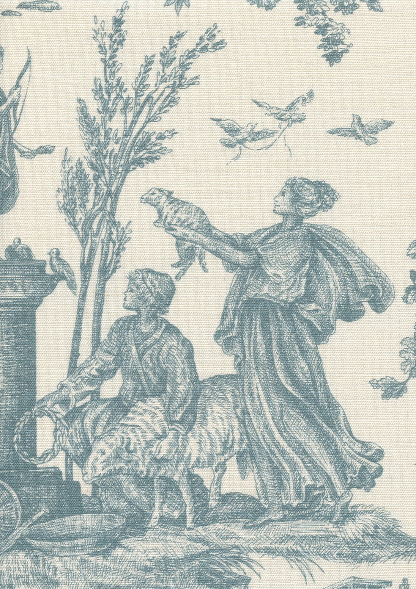 Toile Baptiste Tygprov Celeste