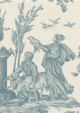 Toile Baptiste Tygprov Celeste