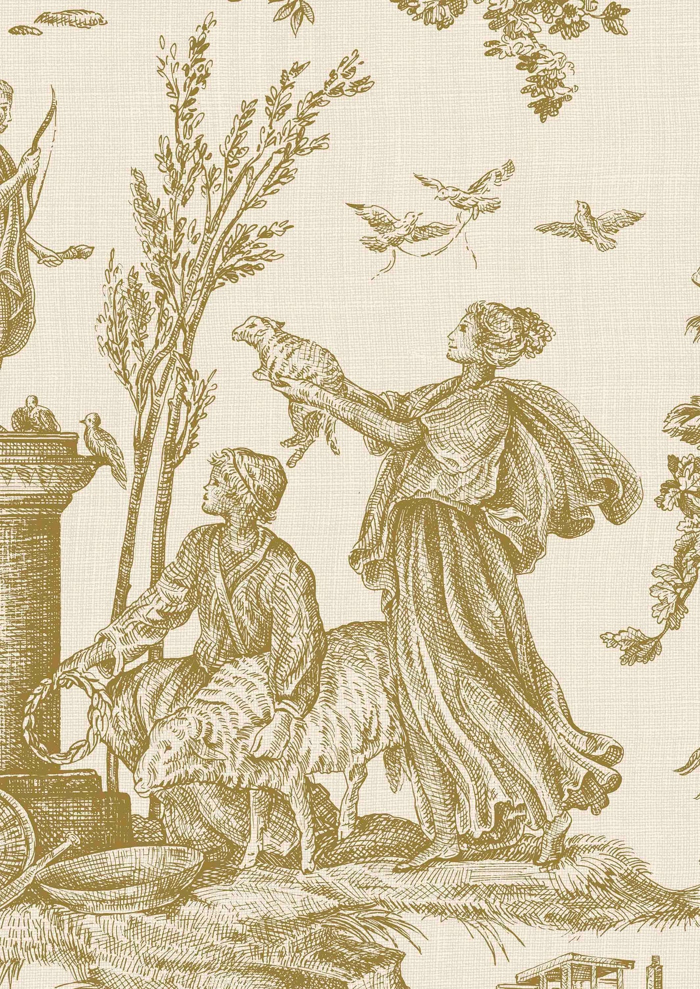 Toile Baptiste Dijon — Lewis & Wood tapet