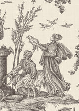 Toile Baptiste Tapetprov Douce Noir
