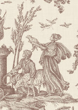 Toile Baptiste Tapetprov Marron