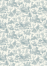 Toile Baptiste Celeste – hel bredd — Lewis & Wood tapet