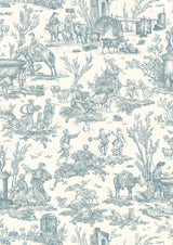 Toile Baptiste Celeste – närbild — Lewis & Wood tapet