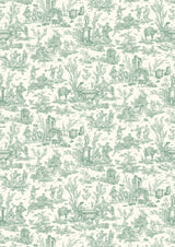 Toile Baptiste Jade – hel bredd — Lewis & Wood tapet