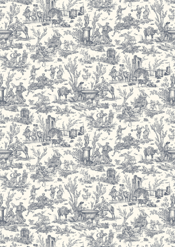 Toile Baptiste Moule – hel bredd — Lewis & Wood tapet