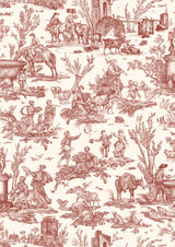 Toile Baptiste Rhone – närbild — Lewis & Wood tapet
