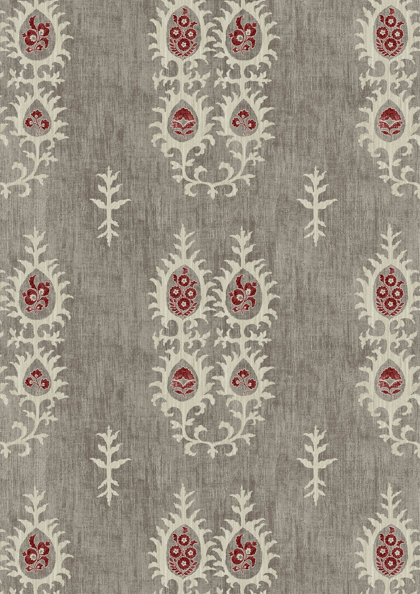 Tribal Kudu Grey – close up — Lewis & Wood tapet