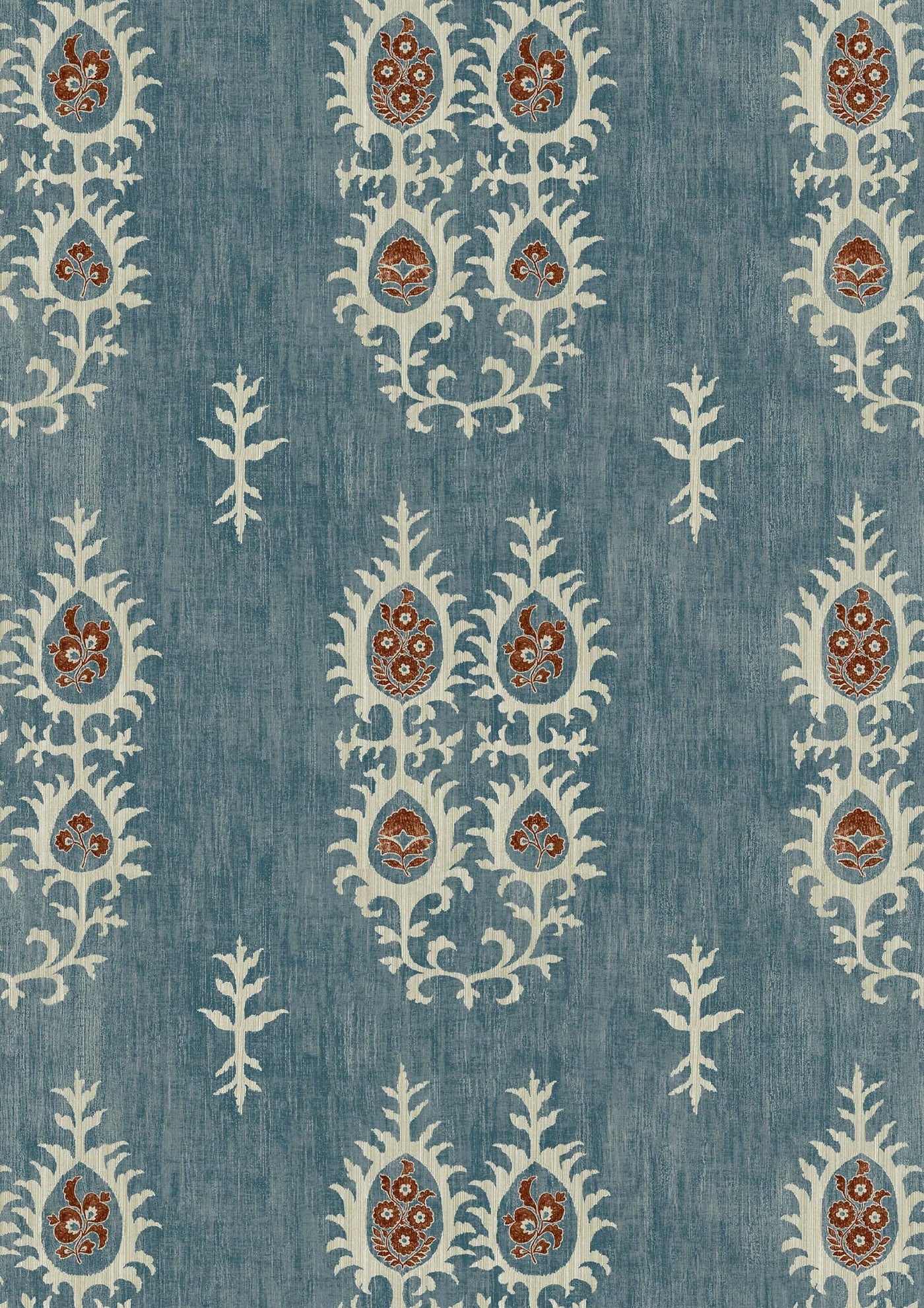 Tribal Masai Blue – närbild — Lewis & Wood tapet