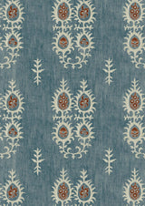Tribal Masai Blue – närbild — Lewis & Wood tapet