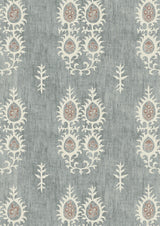 Tribal Monsoon Blue – närbild — Lewis & Wood tapet