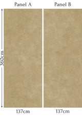 Turner's Texture Ochre – A & B panels — Lewis & Wood tapet