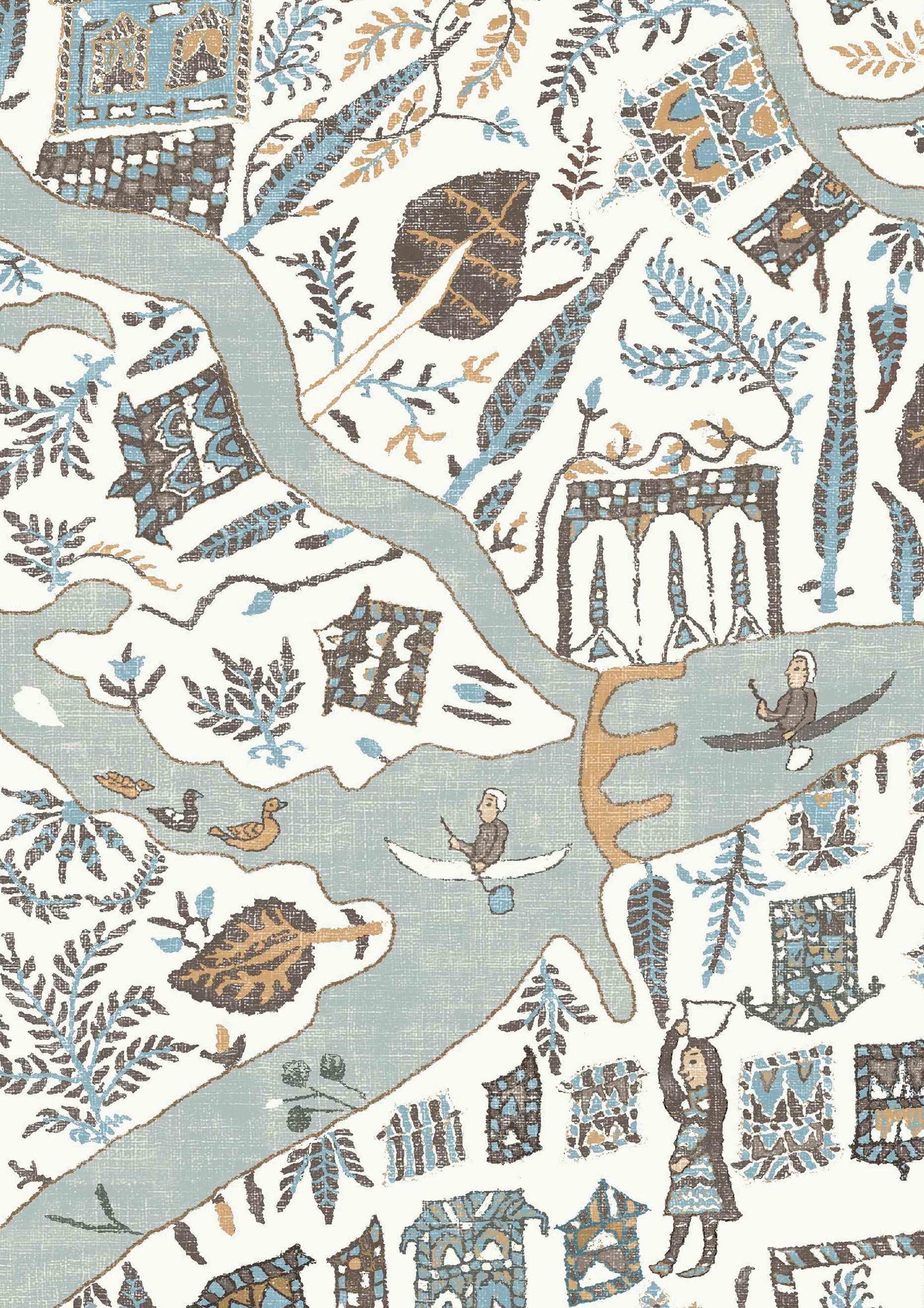 Utopia Aqua Vita — Lewis & Wood tapet