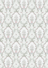 Vallance Myrtle Pink – hel bredd — Lewis & Wood tapet