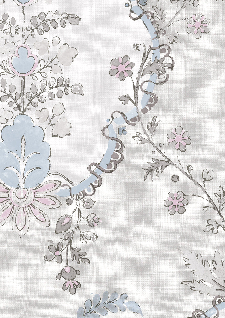 Vallance Tapetprov Tea Rose