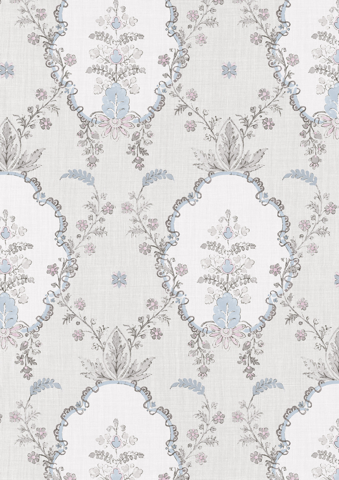 Vallance Tea Rose – närbild — Lewis & Wood tapet
