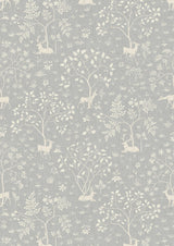 Voysey Park Dawn – närbild — Lewis & Wood tapet
