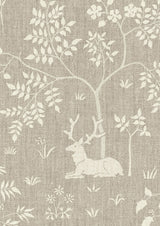 Voysey Park Flax – detalj — Lewis & Wood tapet