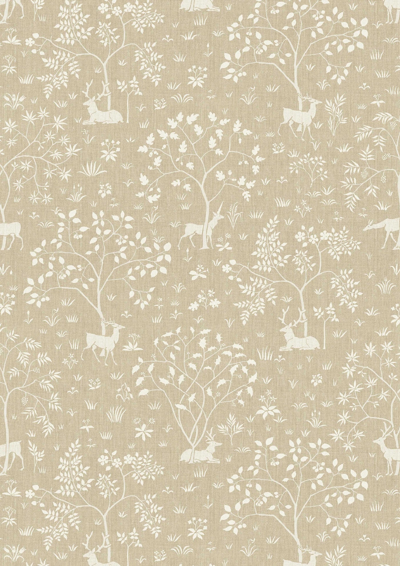 Voysey Park Mellow – närbild — Lewis & Wood tapet