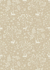 Voysey Park Mellow – närbild — Lewis & Wood tapet
