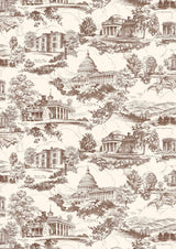 Washington Toile Library — Lewis & Wood