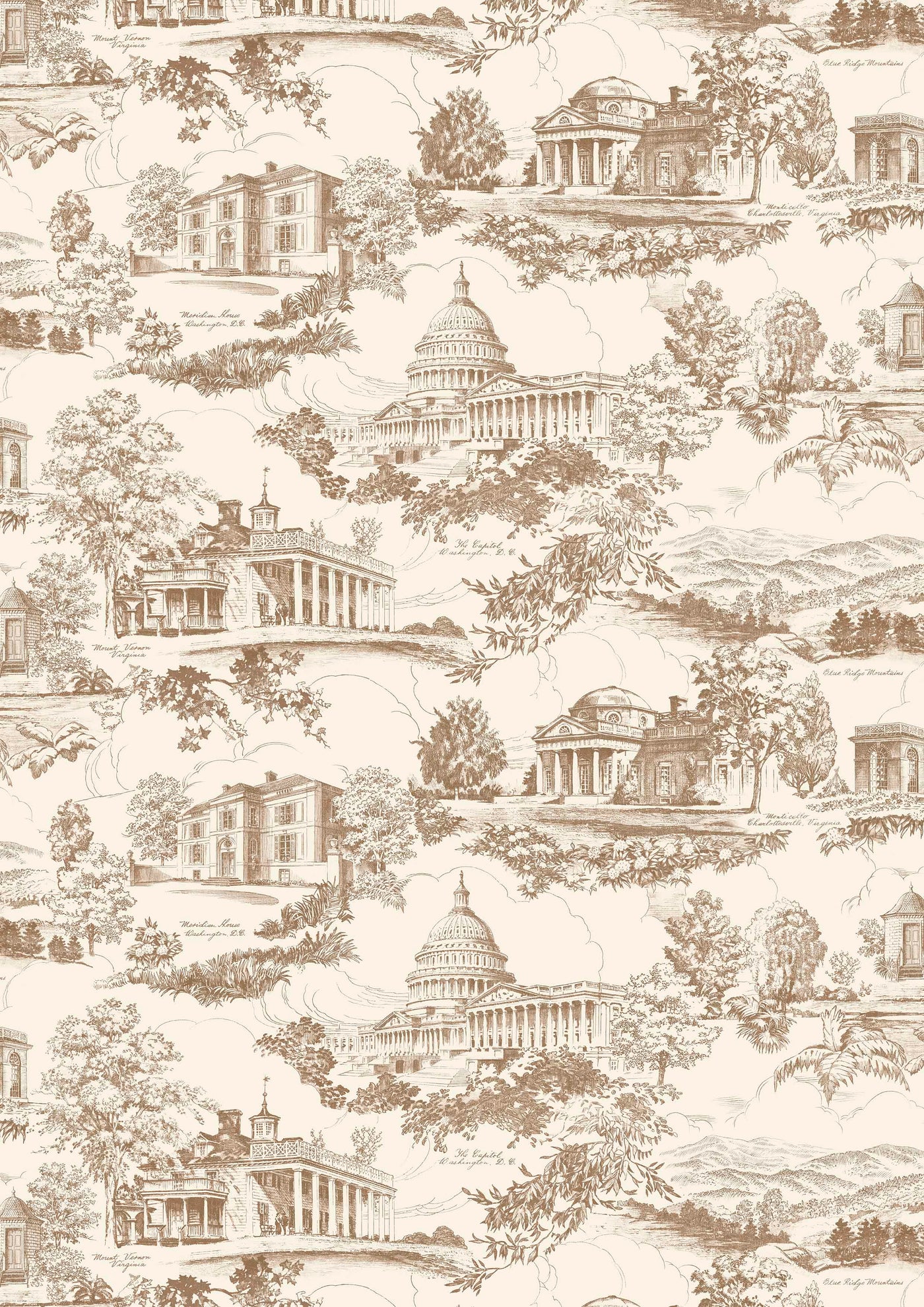 Washington Toile Vintage — Lewis & Wood