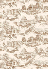 Washington Toile Vintage – hel bredd — Lewis & Wood tapet