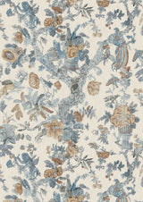 Wild Thing Copper Cobalt – hel bredd — Lewis & Wood tapet