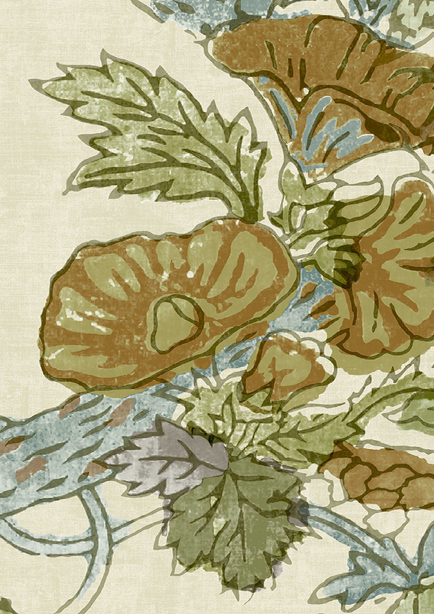 Wild Thing Ginger Kiwi — Lewis & Wood tapet