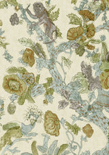 Wild Thing Ginger Kiwi – närbild — Lewis & Wood tapet