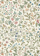 Windrush White – närbild — Lewis & Wood tapet