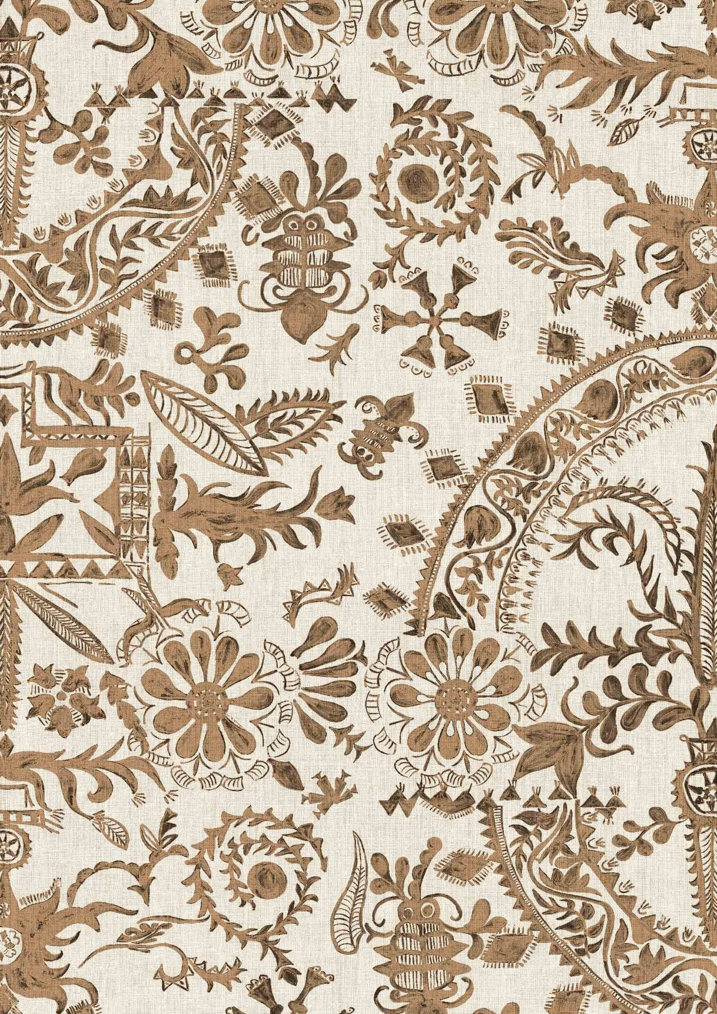 Womad LG 50 Henna – närbild — Lewis & Wood tapet