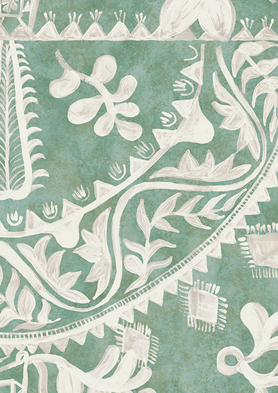 Campione di carta da parati Womad — Lewis & Wood