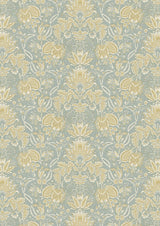Wykeham Summer Blue – hel bredd — Lewis & Wood tapet
