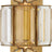 Soft Brass with Clear Crystal