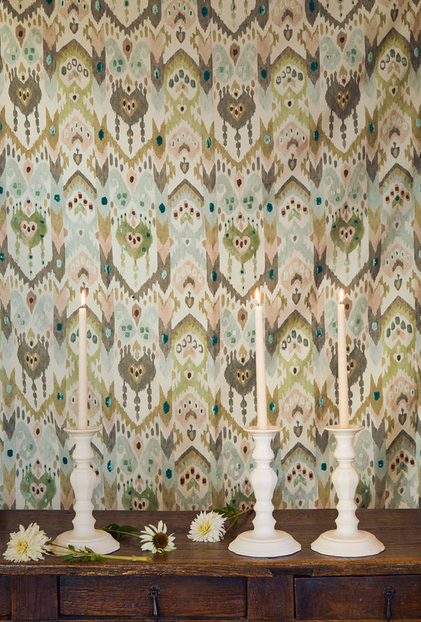 Lofoten room setting — Pierre Frey fabric