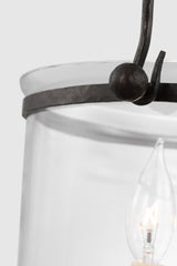 Lorford Small Smoke Bell Lykta — Chapman & Myers for Visual Comfort & Co. detaljbild