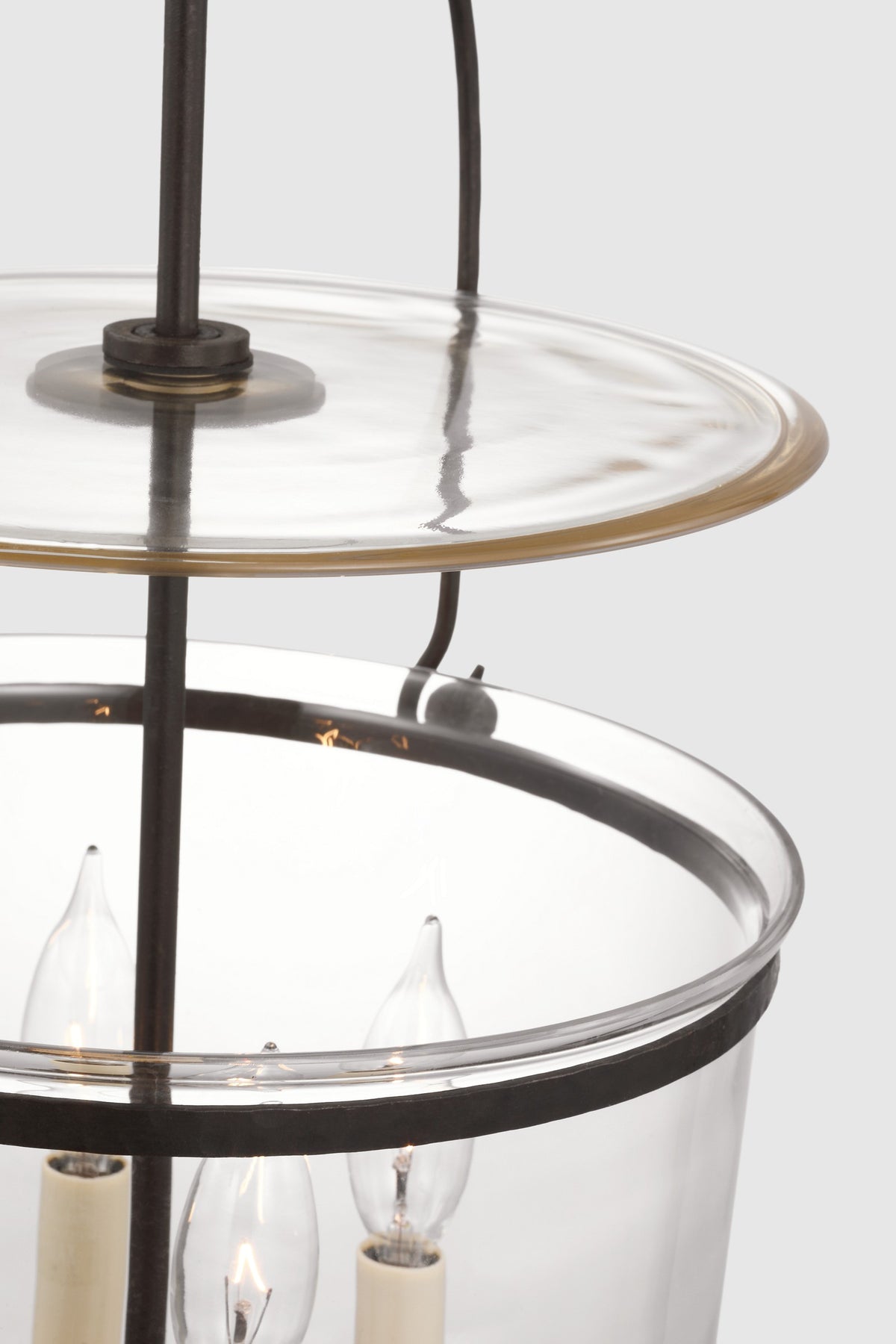 Lorford Small Smoke Bell Lykta — Chapman & Myers for Visual Comfort & Co. detaljbild