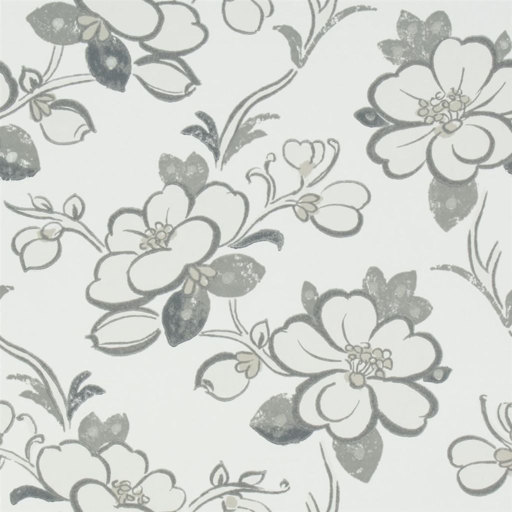 Lotus Flower Slate — Designers Guild tapet